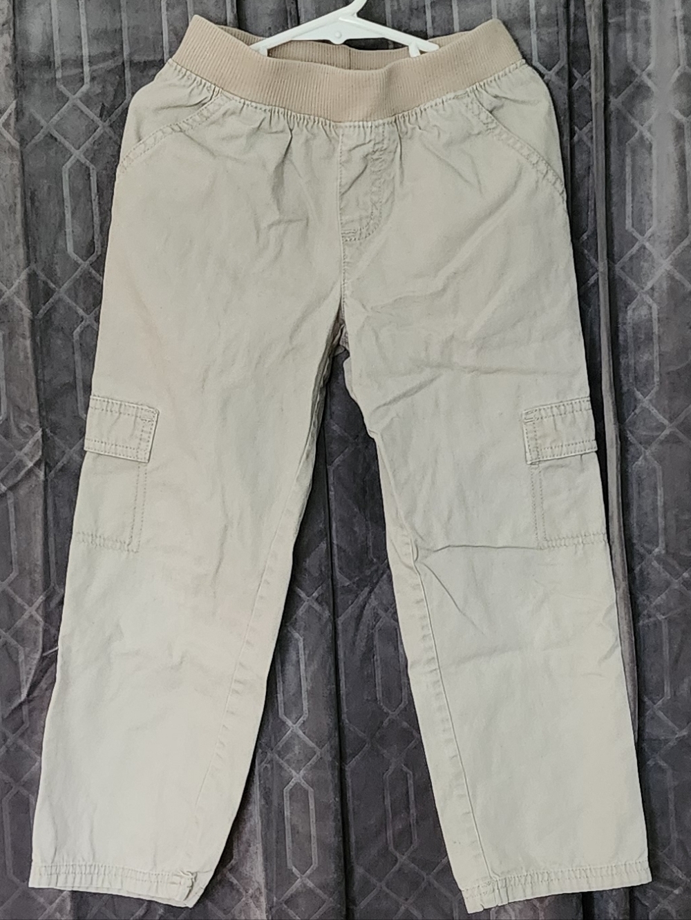 Kid's jumping beans Cream Elastic-Waist Cargo Pants